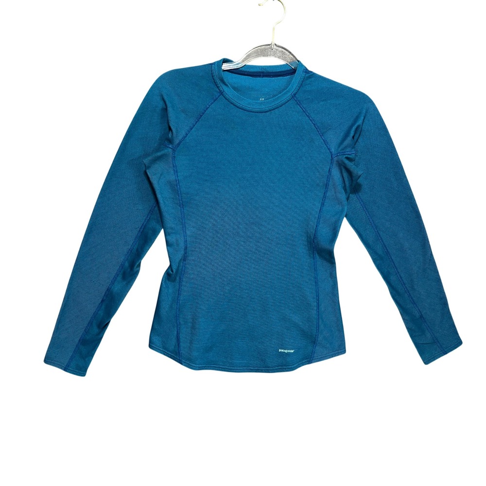 Patagonia Women Capilene Thermal Base Layer Long Sleeve Teal Small Ski Wintr